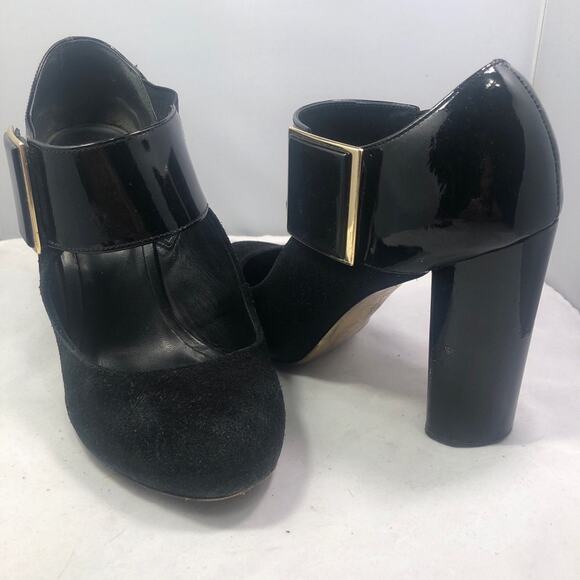 Tory Burch Suede and Patent Leather Mary Janes - Picture 16 of 16